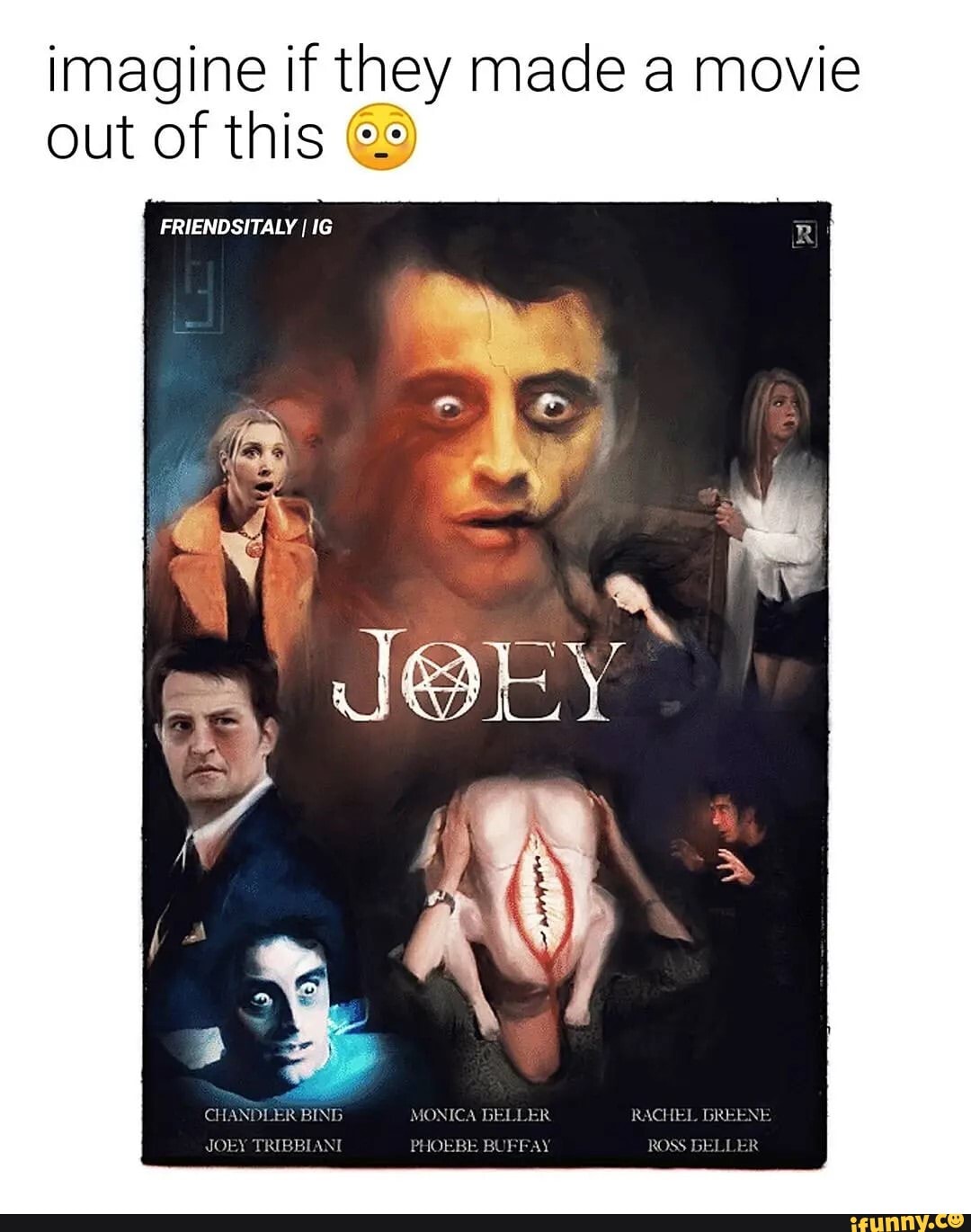 joey tribbiani funny faces