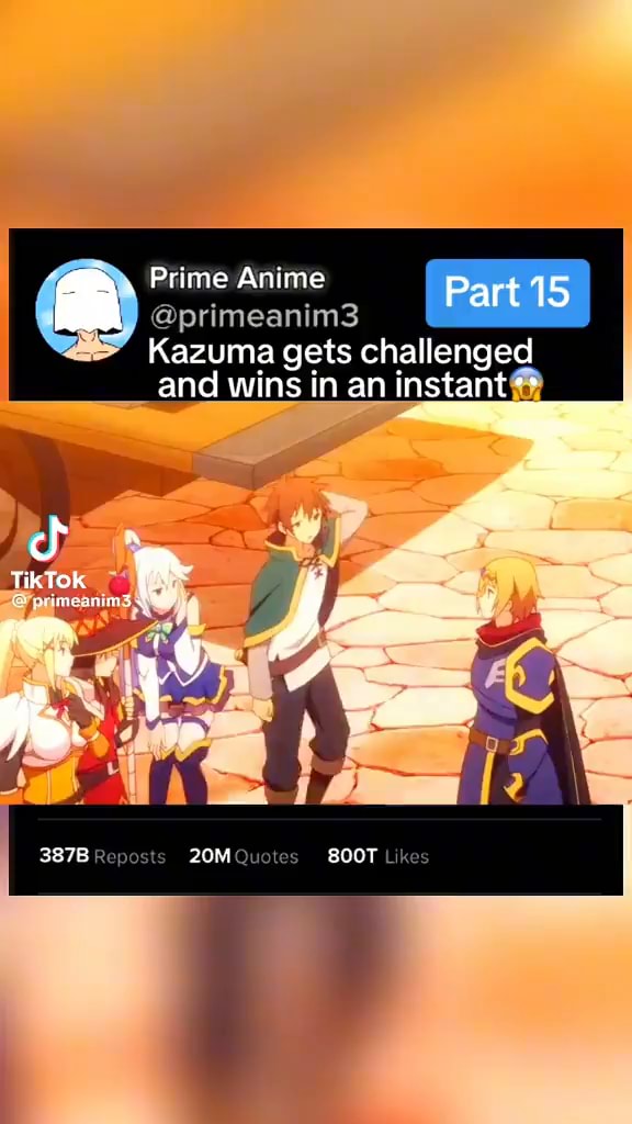 What kazuma Feels In the inside - iFunny  Anime memes funny, Anime memes  otaku, Anime jokes