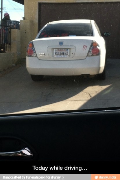 Today while driving... - Today while driving…