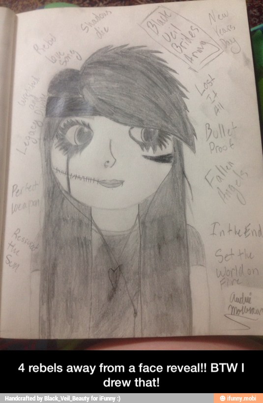 4 rebels away from a face reveal!! BTW I
drew that! - 4 rebels away from a face reveal!! BTW I drew that!