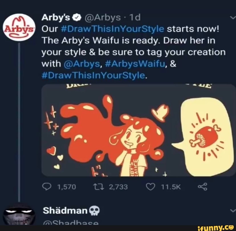 Arby's Arbys id Our DrawThisinYourStyle starts now! The Arby's