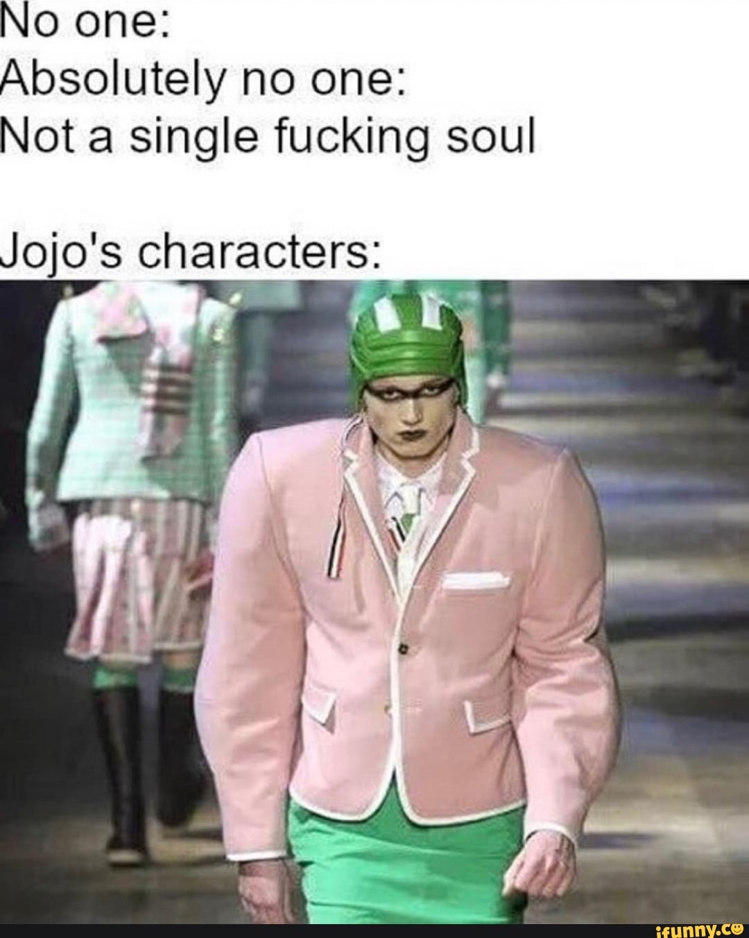 Image result for jojo characters meme