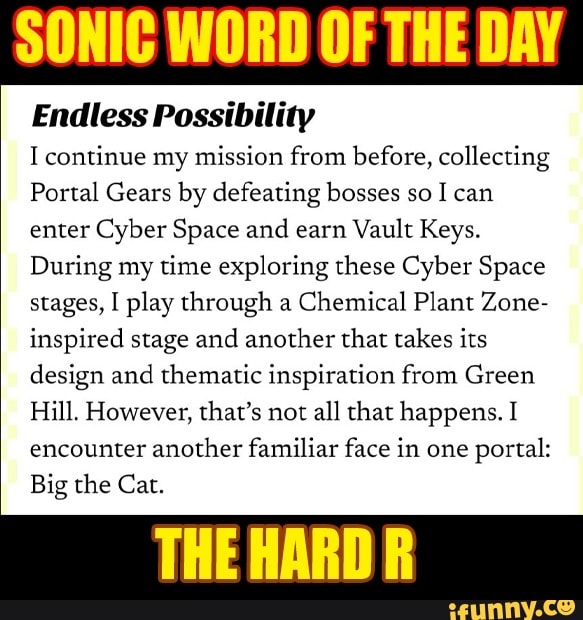 sonic-word-of-the-day-endless-possibility-i-continue-my-mission-from