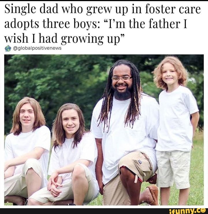Single dad who grew up in foster care
adopts three boys: "I'm the father I
wish I had growing up"