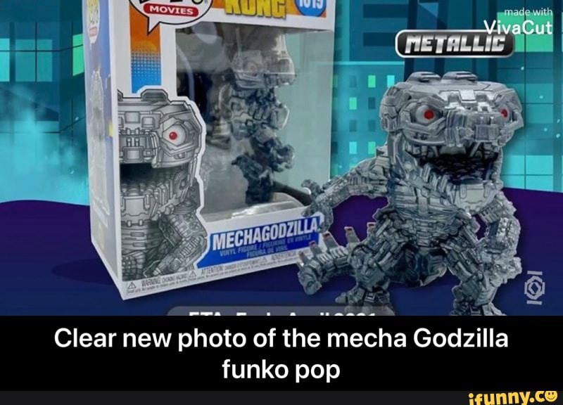 wee NN Clear new photo of the mecha Godzilla funko pop - Clear new photo of the mecha Godzilla funko pop