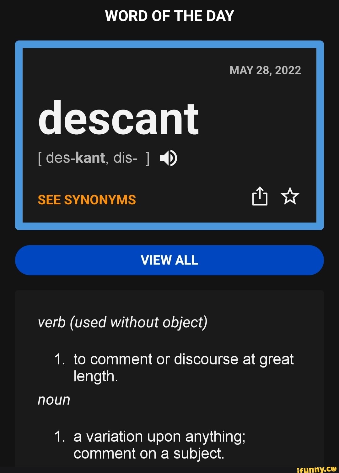 Descant memes. Best Collection of funny Descant pictures on iFunny