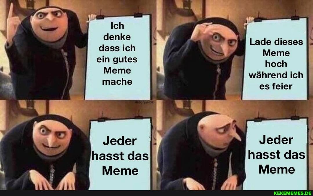 Ich denke dass ich ein gutes
Meme
Lade dieses
Meme hoch
während ich
es feier