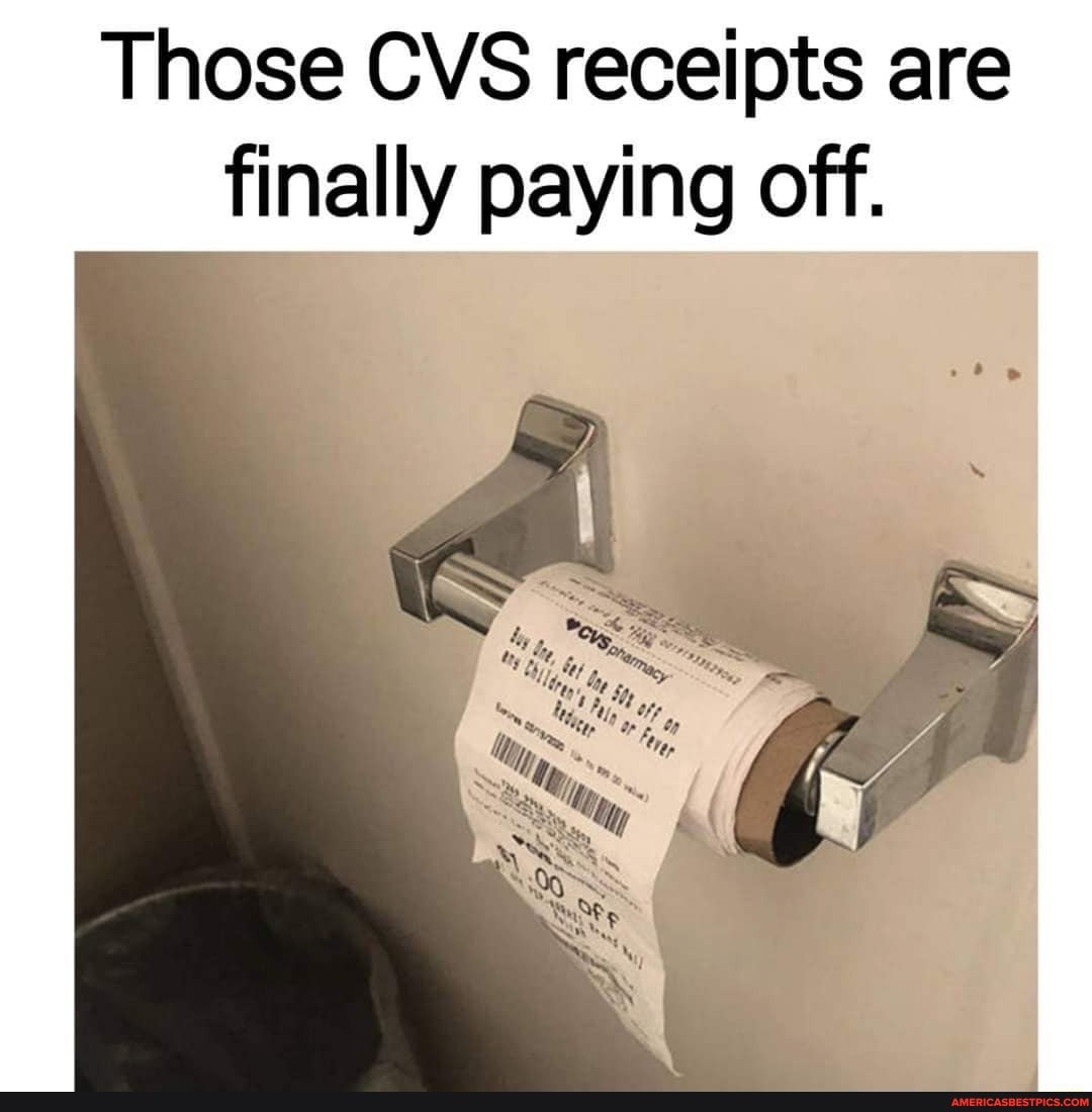 Those CVS receipts are finally paying off.
