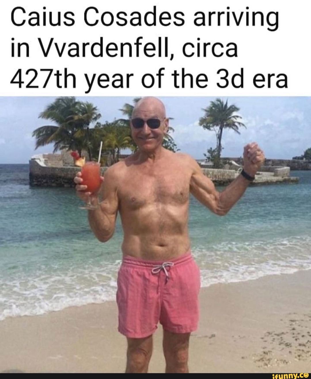 Caius Cosades arriving in Vvardenfell, circa 427th year of the era - iFunny