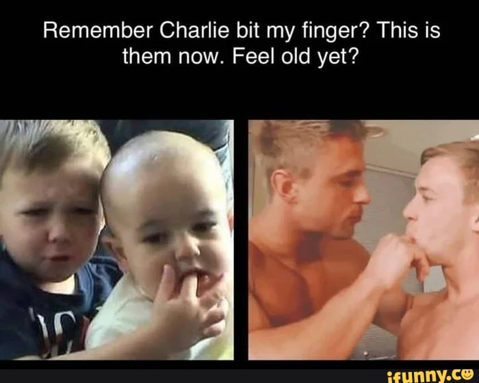 Remember Charlie bit my finger? This is them now. Feel old yet? - iFunny