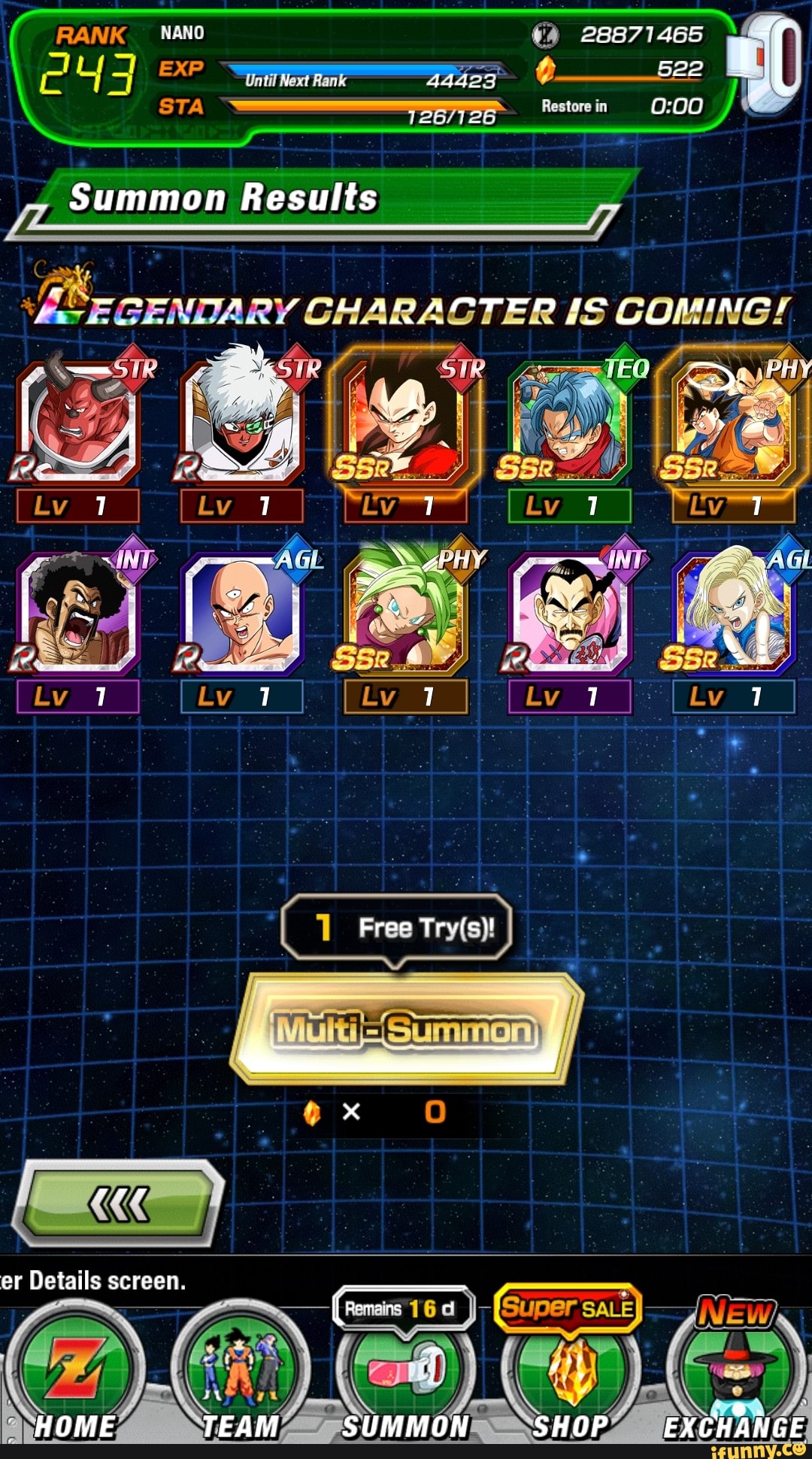 *LEGENDARY CHARACTER Is COMING! )