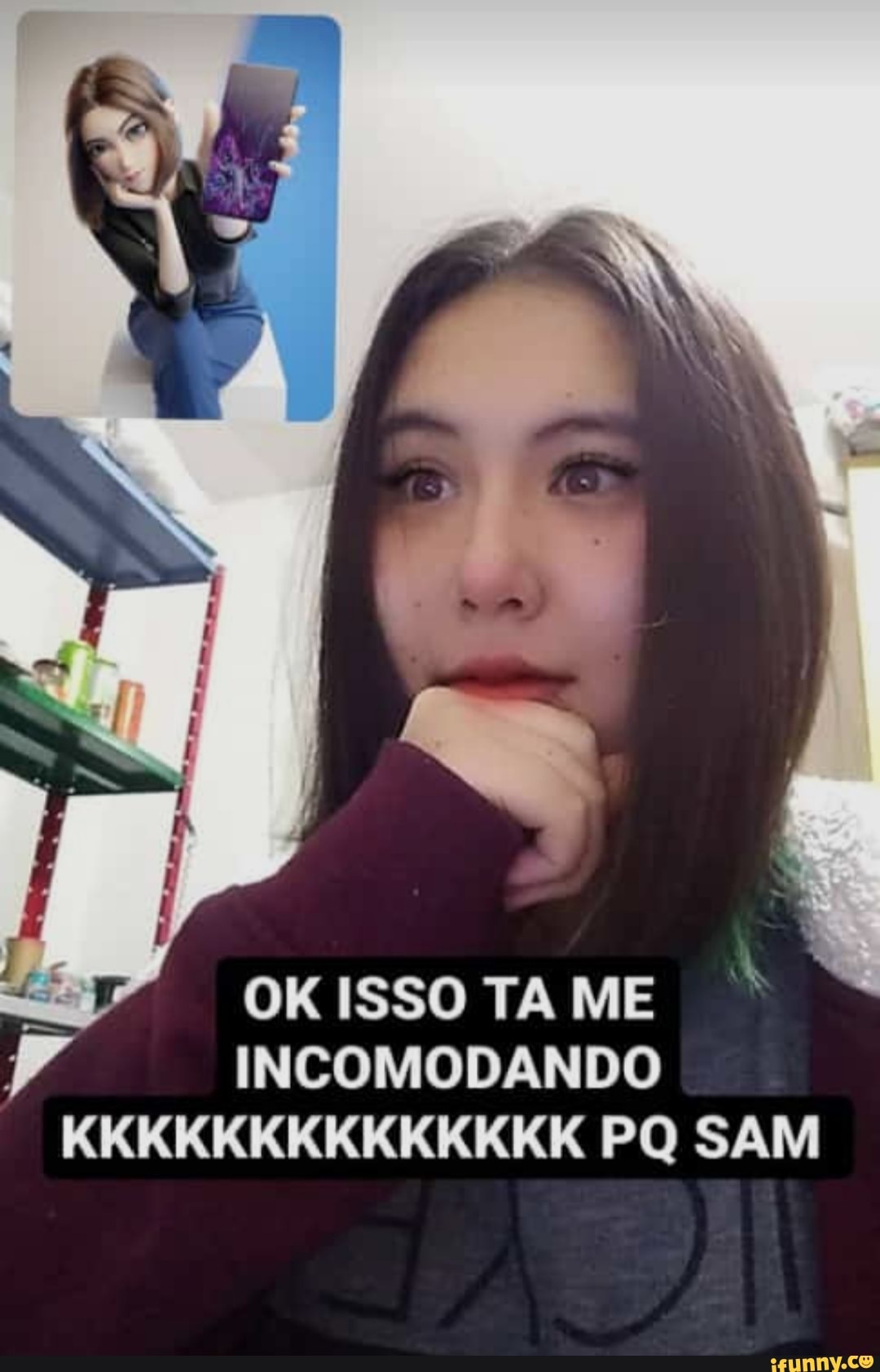 OK ISSO TA ME
INCOMODANDO PO SAM