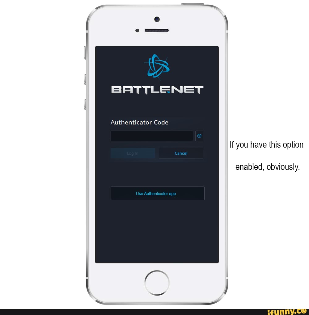 Battlenet mobile app - oS BATTLENET Authenticator Code If you have this