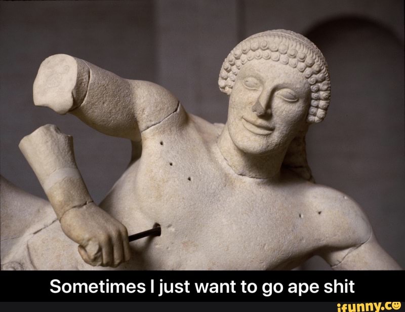 Sometimes I just want to go ape shit - Sometimes I just want to go ape shit