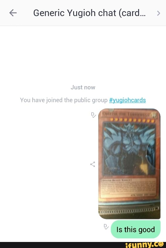 6 Generic Yugioh Chat Card Ifunny