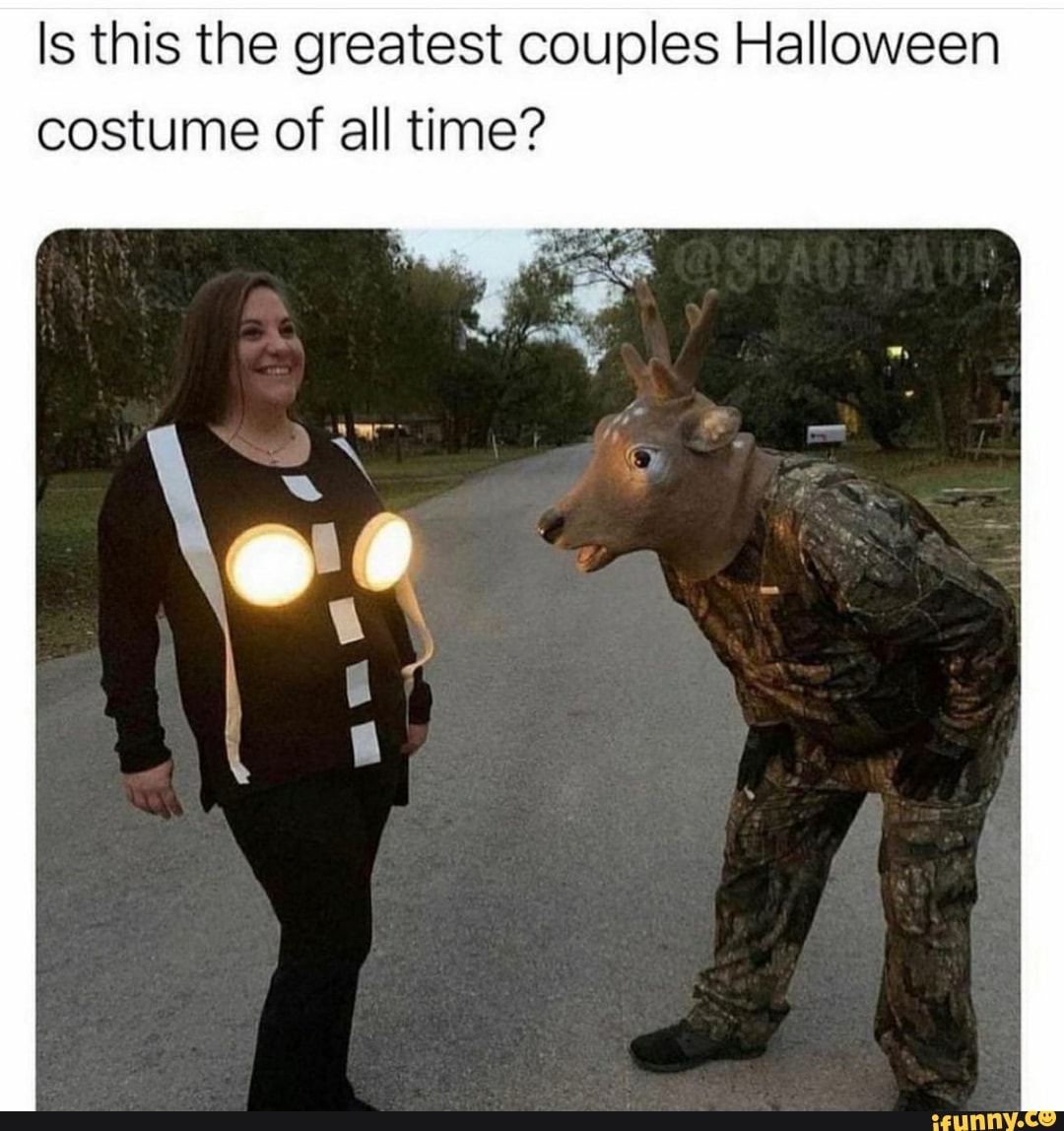 Is this the greatest couples Halloween costume of all time? iFunny