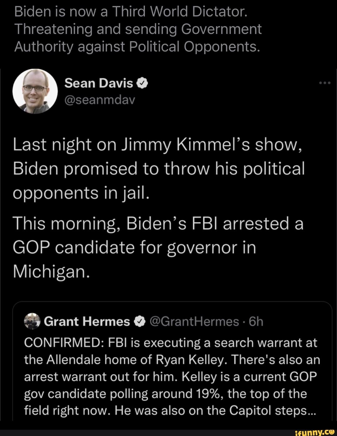 Biden Is Now A Third World Dictator. Threatening And Sending Government ...