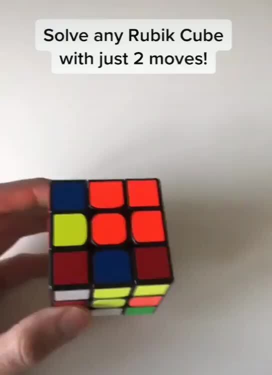 Solve any Rubik Cube with just 2 moves! - )