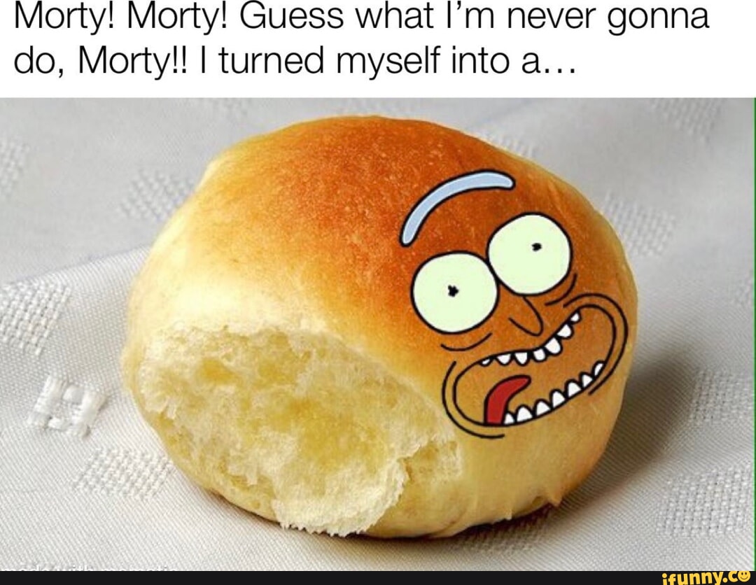 Morty Morty Guess What Im Never Gonna Do Morty I Turned Myself Into A Ifunny 6952