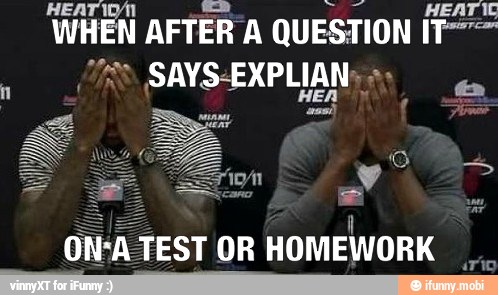 WHEN AFTER A QUESTION IT