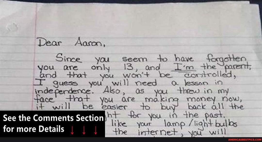 Mom writes letter to 13-year-old son that goes viral, parents the world ...