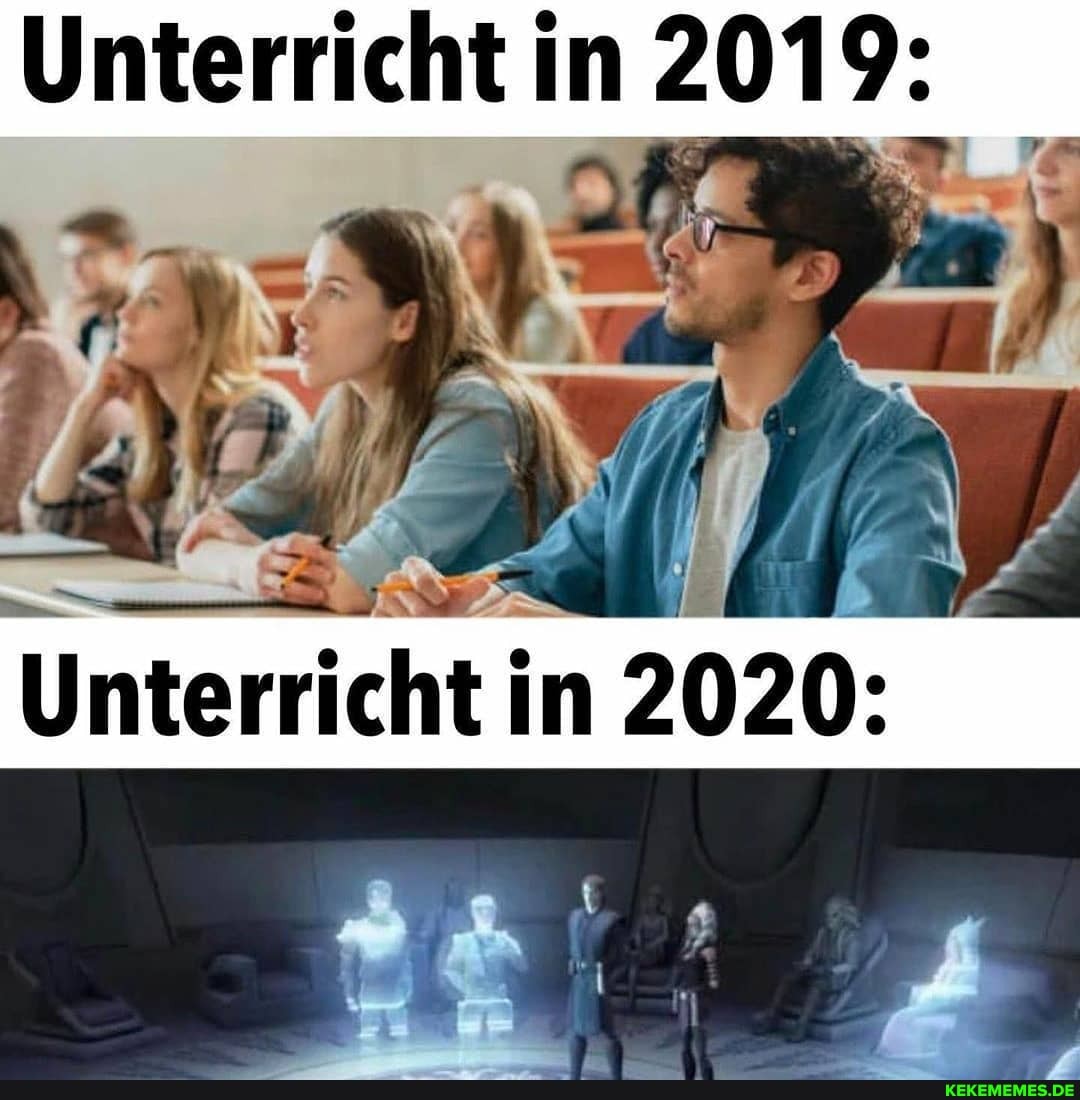 Unterricht in 2019:
Unterricht in 2020: