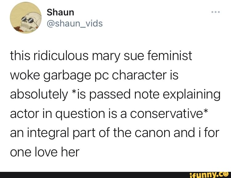 shaun-shaun-vids-this-ridiculous-mary-sue-feminist-woke-garbage-pc-character-is-absolutely-is