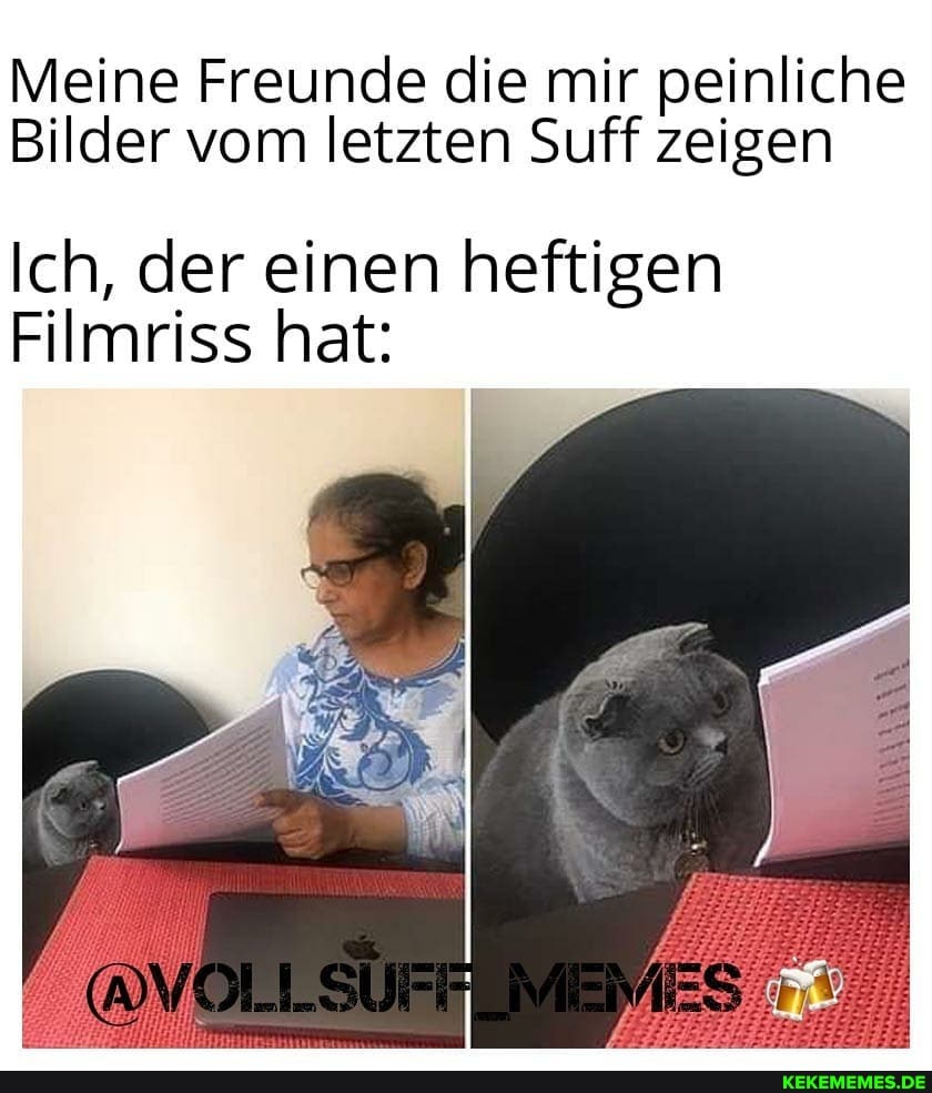 Meine Freunde die mir peinliche
Bilder vom letzten Suff zeigen
Ich, der einen heftigen
Filmriss hat: