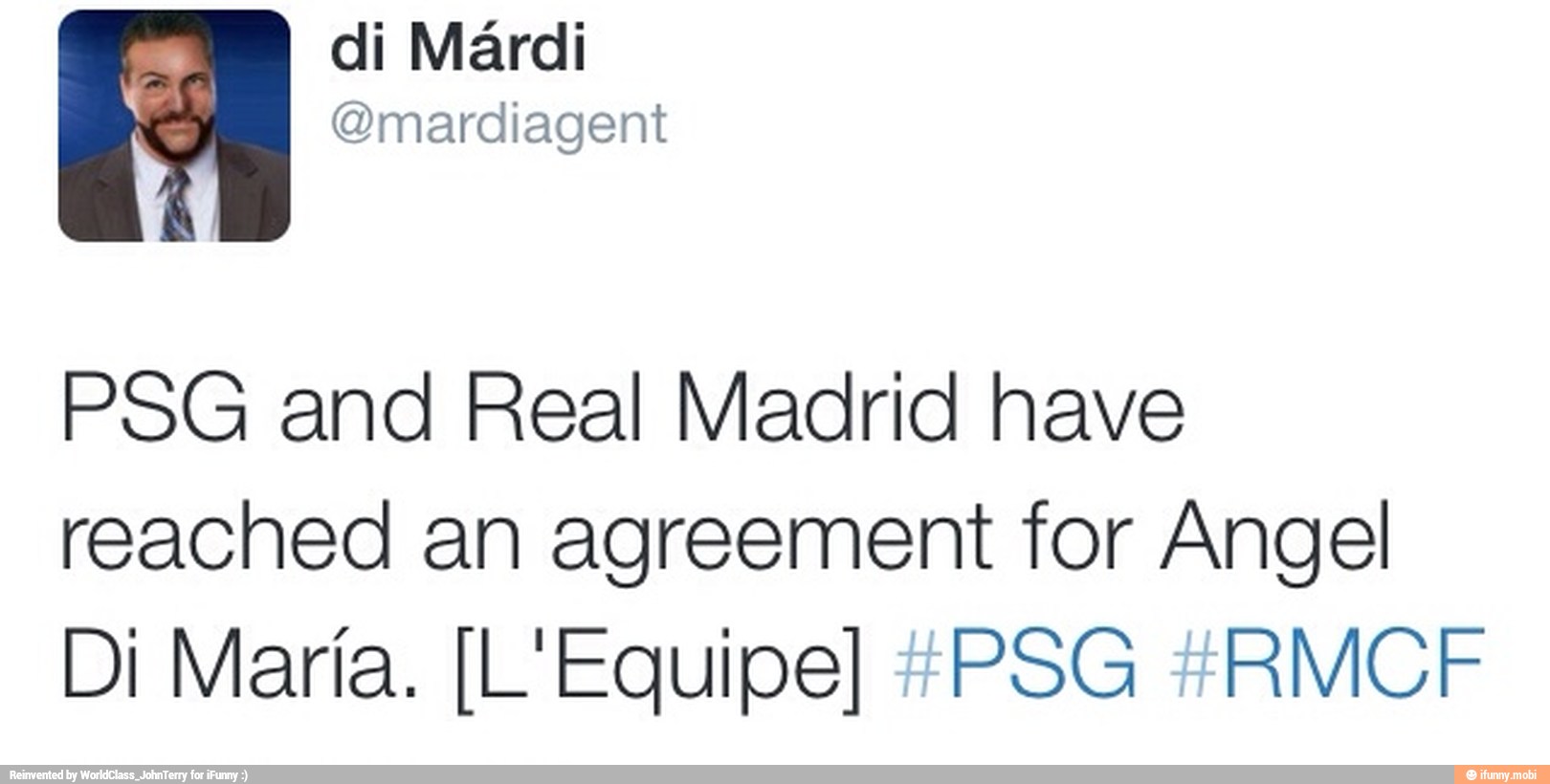 PSG and Real Madrid have
reached an agreement for Angel