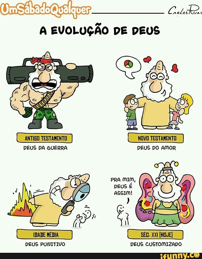 A EVOLUÇÃO DE DEUS
PRA MIM,