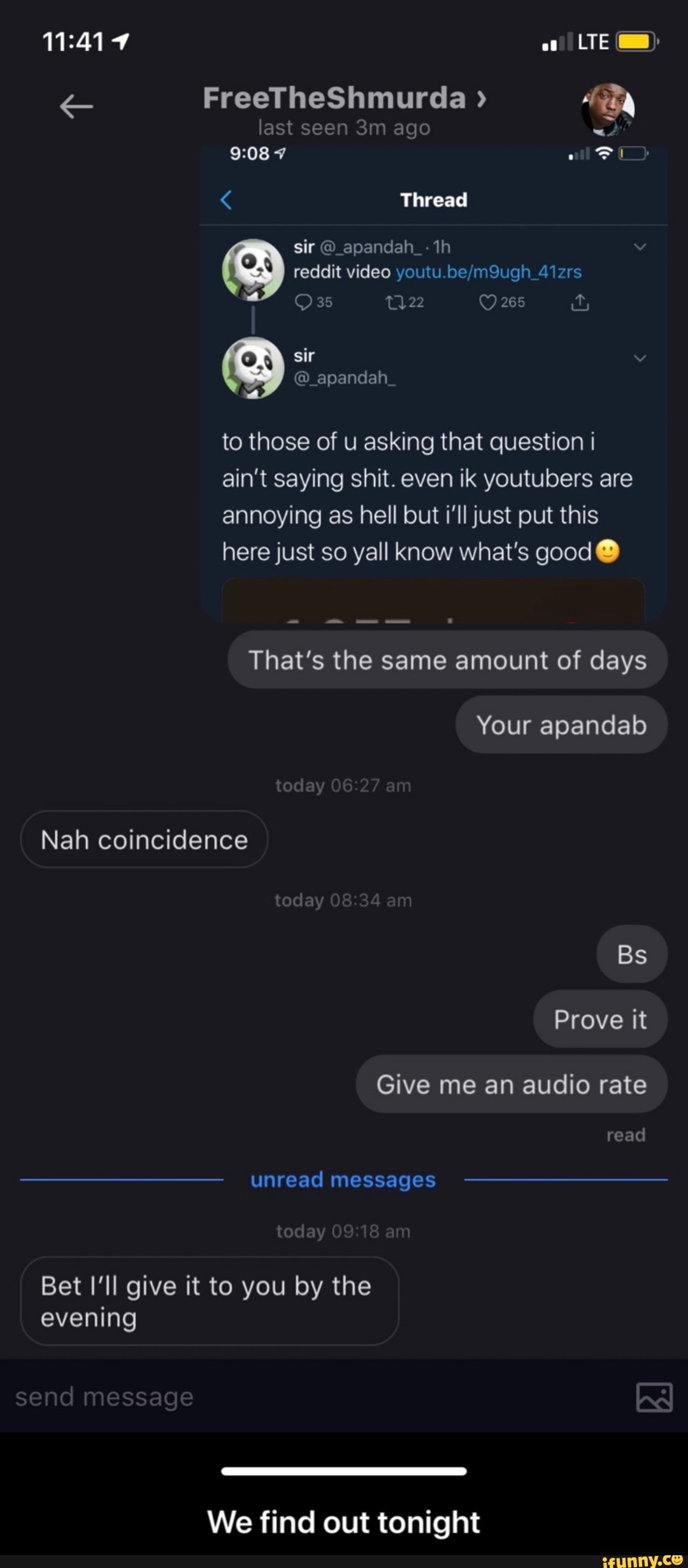 to those of u asking that question i
ain't saying shit. even ik youtubers are
annoying as hell but i’ll just put this
here just so yall know what’s good.