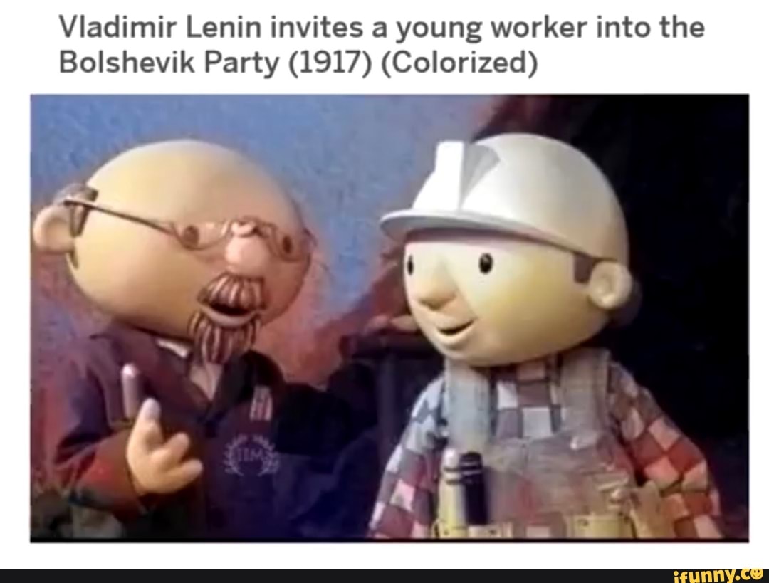 Lenin Colorised Vladimir Lenin invites a young worker into the Bolshevik Party (1917 ...