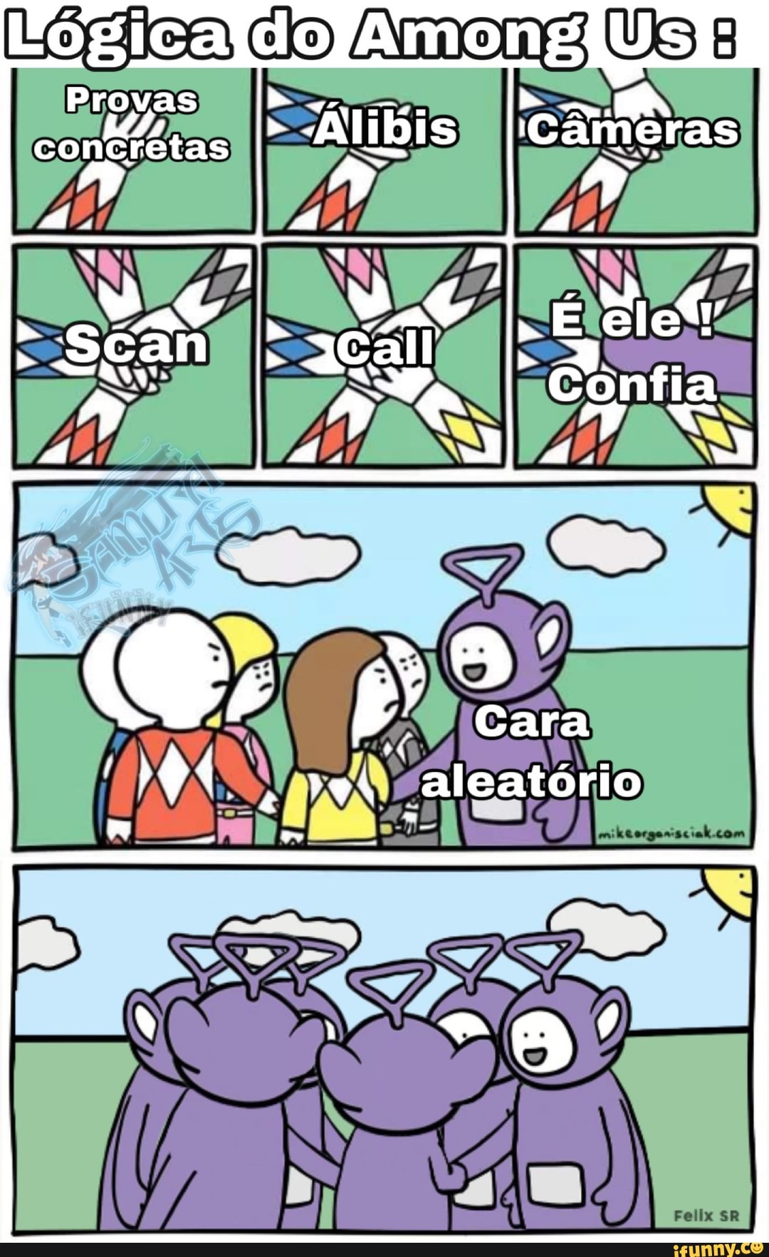 Lógica do Among
Provas
etas
Us