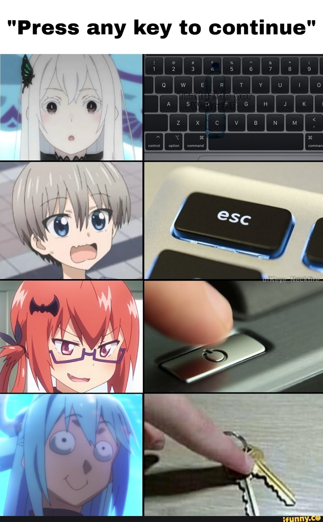 "Press any key to continue"
