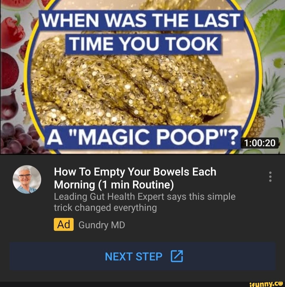 1 Minute Routine To Empty Bowels