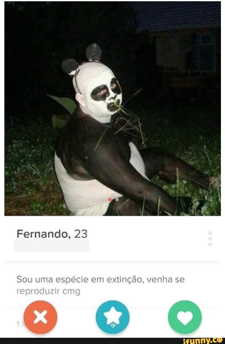 Fernando, 23
Sou uma espécie em extinção, venha se reproduzir cmg
QO90