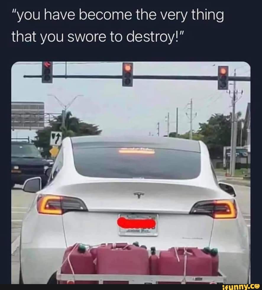 "you have become the very thing that you swore to destroy!"