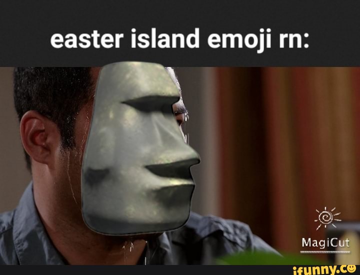 Easter Island Emoji 