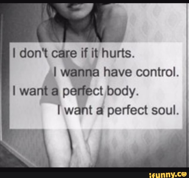 I want a perfect body