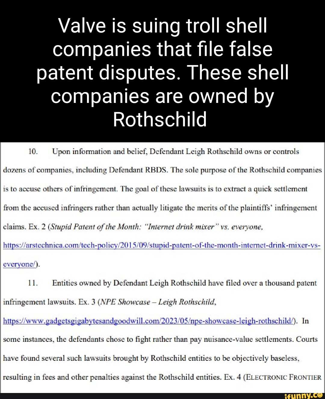 Valve is suing troll shell companies that file false patent disputes ...