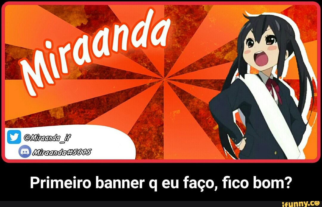 Primeiro banner q eu faço, fico bom? - Primeiro banner q eu faço, fico bom?