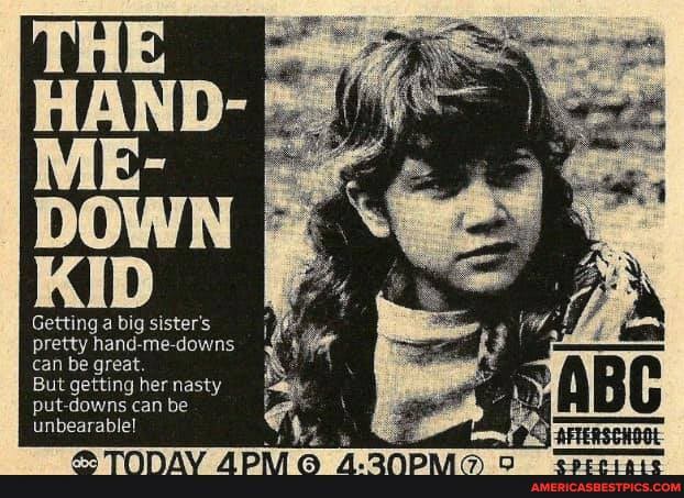 Getting a big sister's pretty hand-me-downs can be great.
But getting her nasty put-downs can be unbearable!