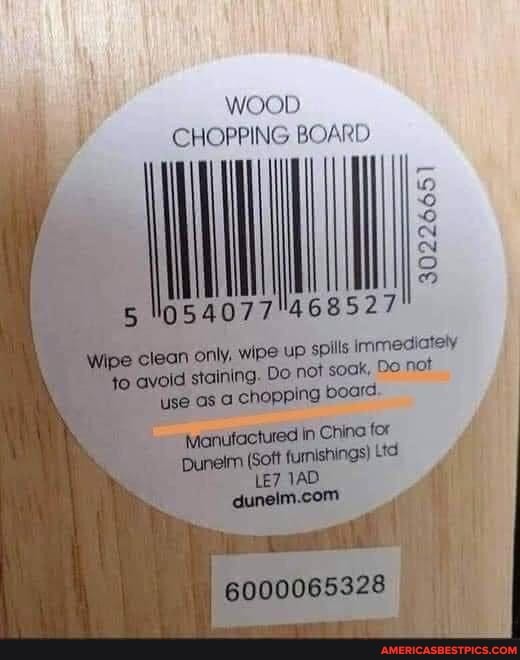 i) WOOD CHOPPING BOARD CHOPPING BOARD
30226651
5 '054077
Wipe clean only, wipe UP spills immediately to avoid staining. Do not soak, Do not use as chopping board.
ufactured in Chine for
Duneim (Sott furnishings)