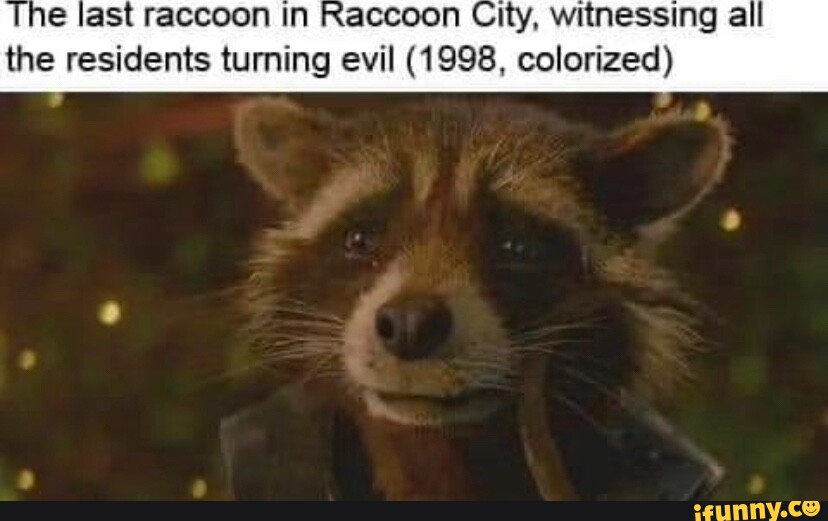 TING last raccoon In Raccoon City, witnessing all the residents turning ...