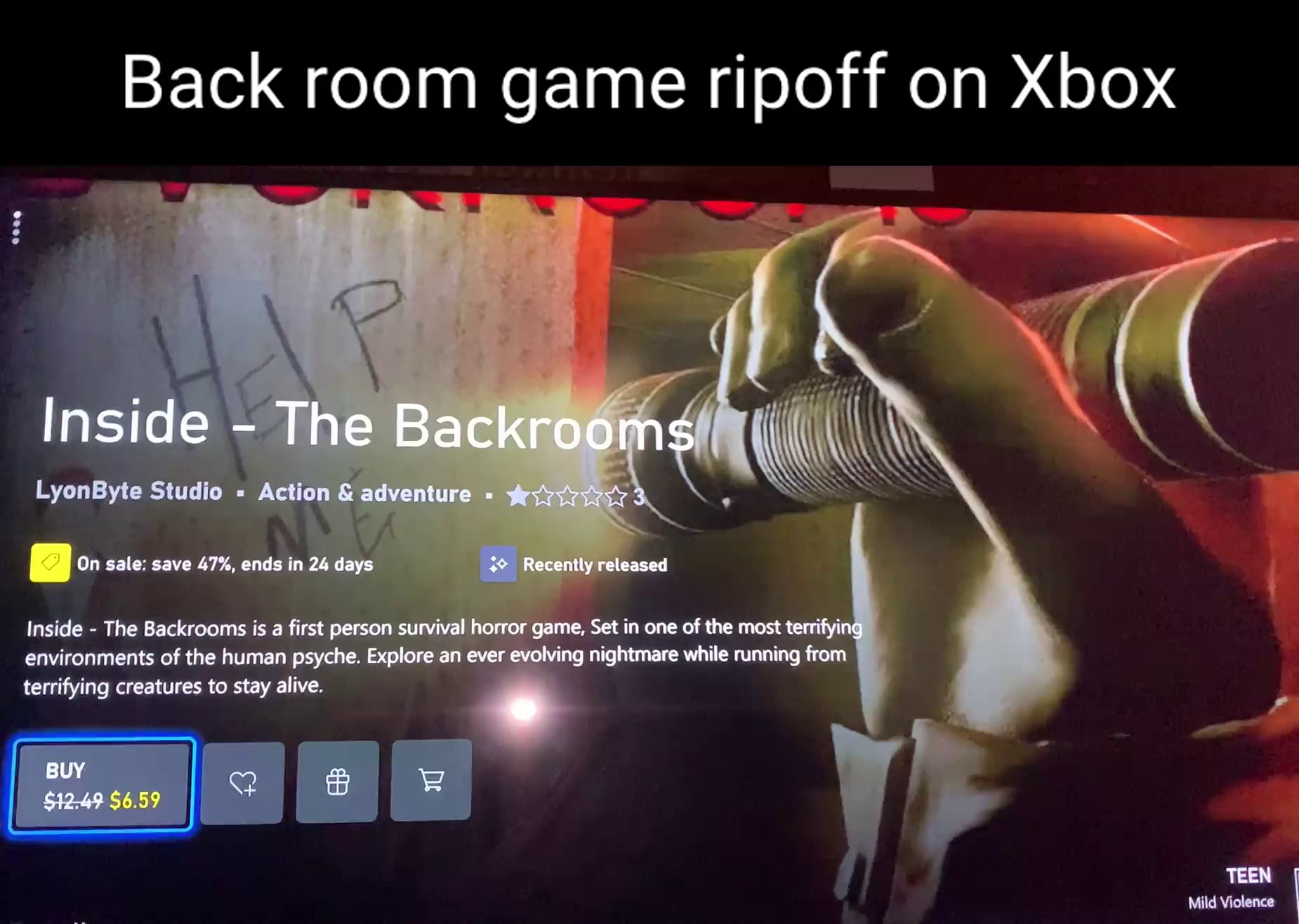 BaYo Studio on Game Jolt:  Short Backrooms  Found Footage made i