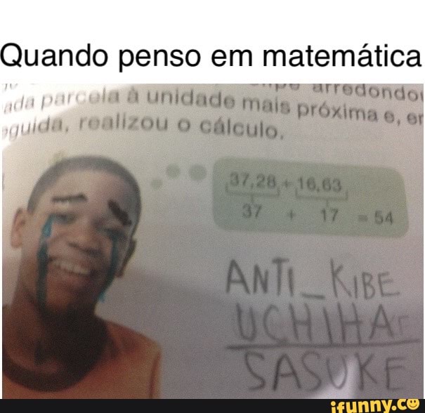 Quando penso em matemática
ida par via a