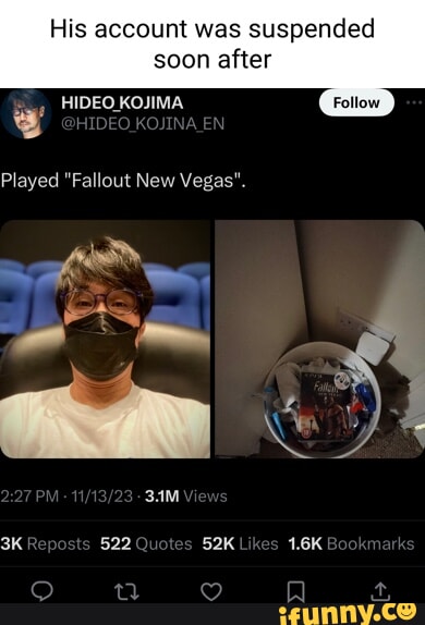 Hideo Kojima is at work – SideQuesting