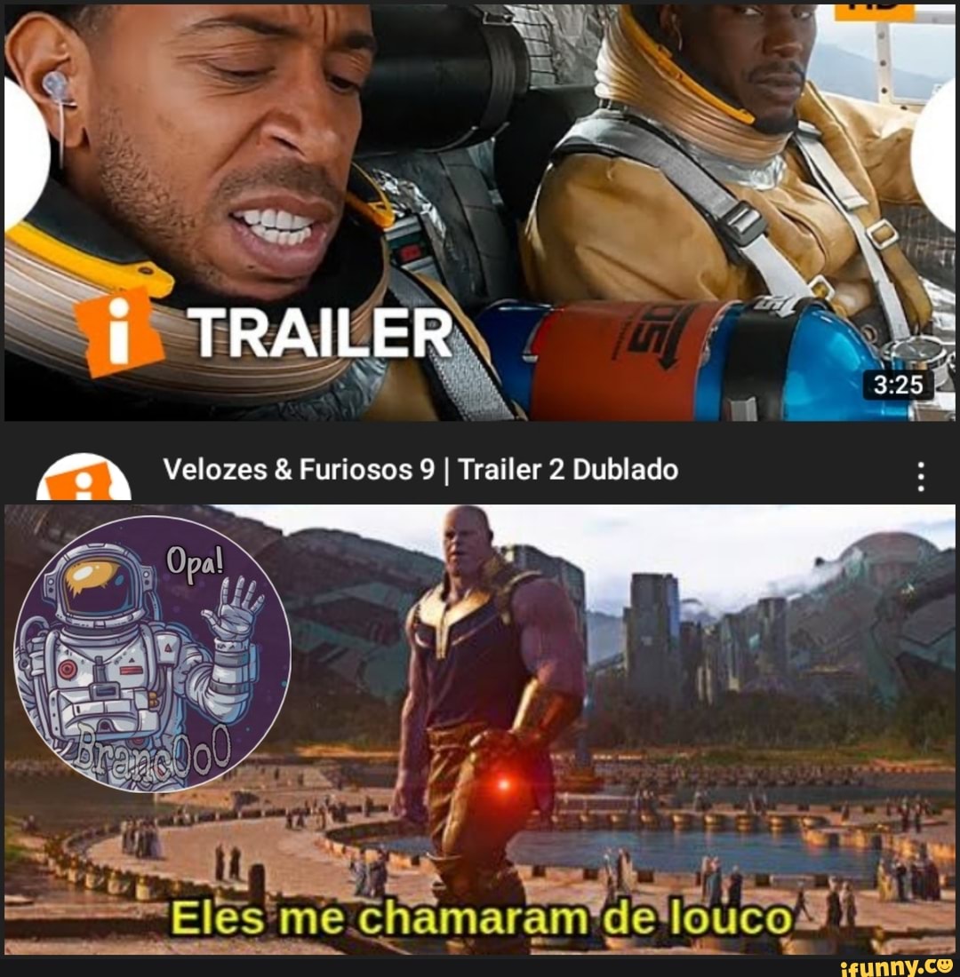 I TRAILER
Velozes & Furiosos 9 I Trailer 2 Dublado