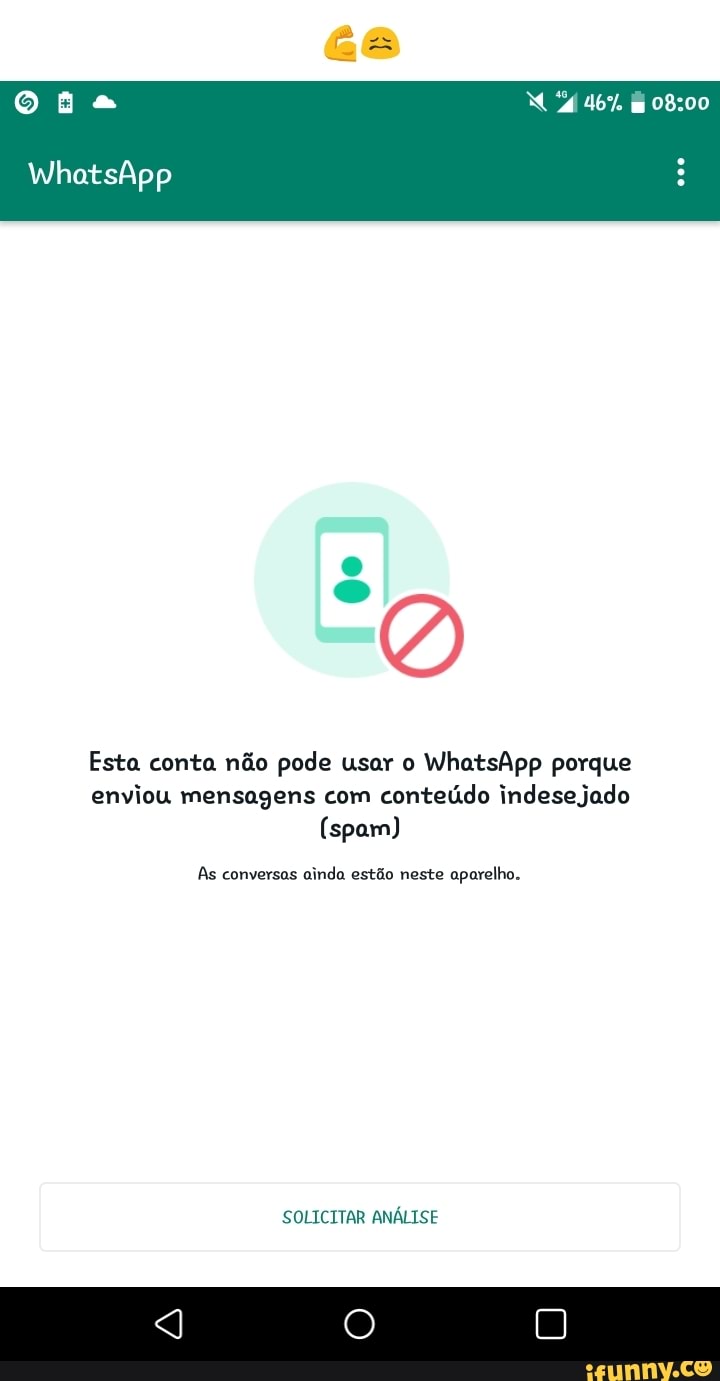 Lo El Whatsapp Esta Conta Não Pode Usar O Whatsapp Porque Enviou Mensagens Com Conteúdo 0628