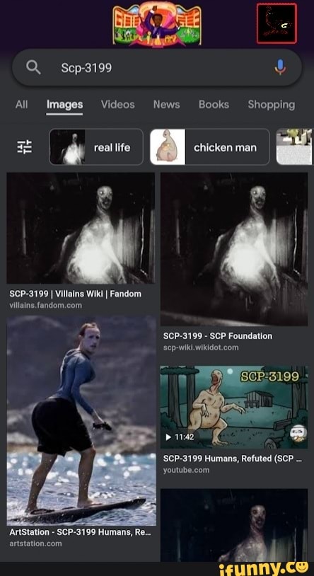 SCP 3199 dressed up as kfc (not my art, it's from awkward-clone on tumblr)  : r/SCP